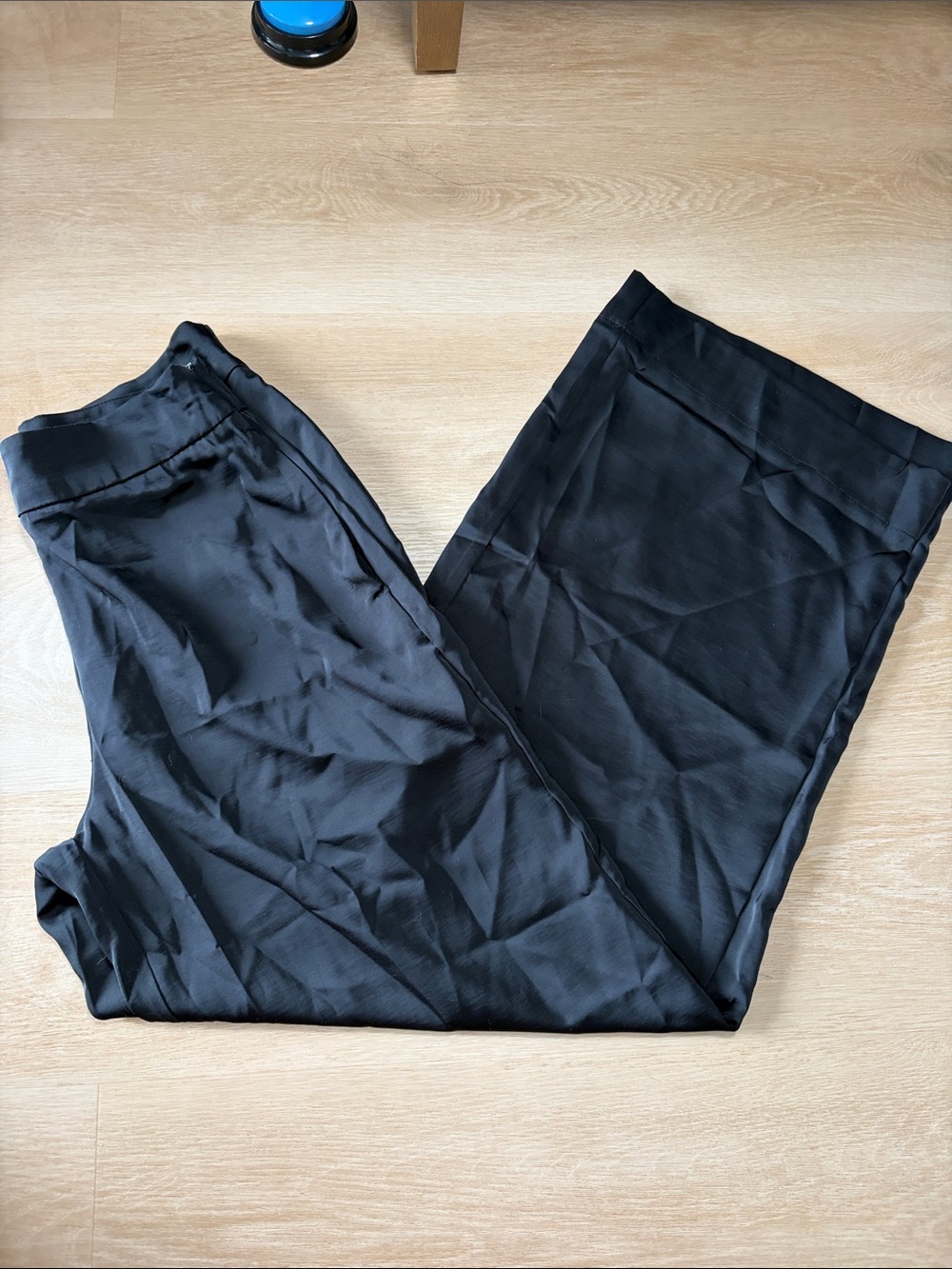 Old Navy Black Wide-Leg Women's Satin like Pants